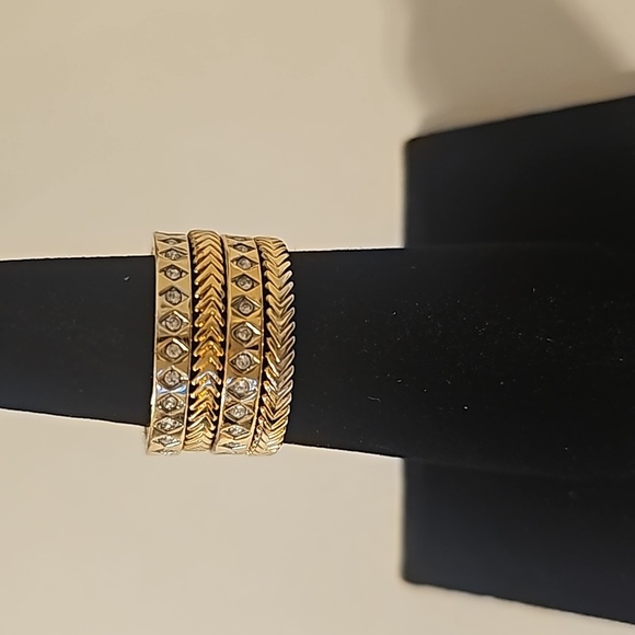 Ann Taylor Gold Bands - Picture 2 of 4